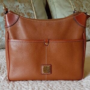 Dooney & Bourke Tan Leather Shoulder Bag